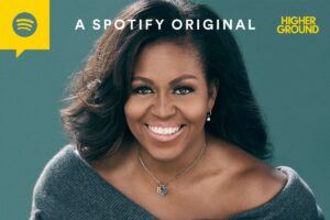 Michelle Obama lança o próprio podcast no Spotify