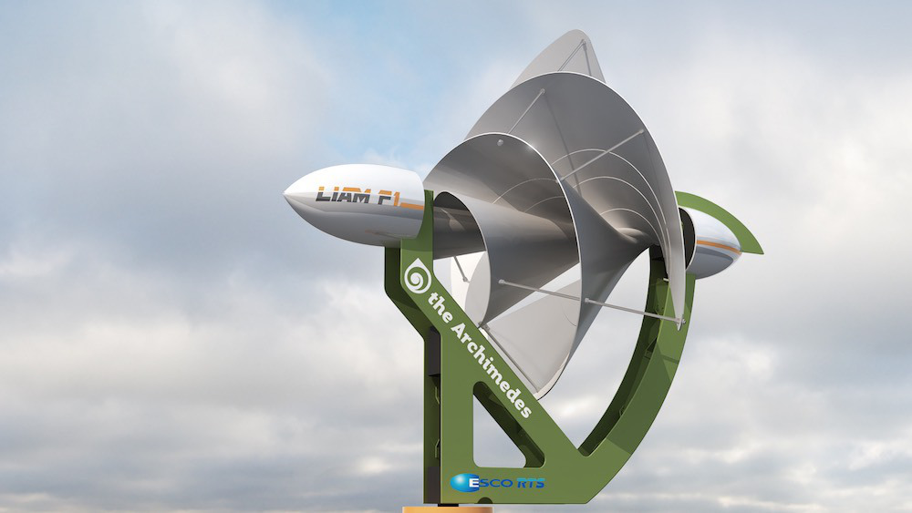 LIAM F1 pequena turbina eólica para ambientes urbanos