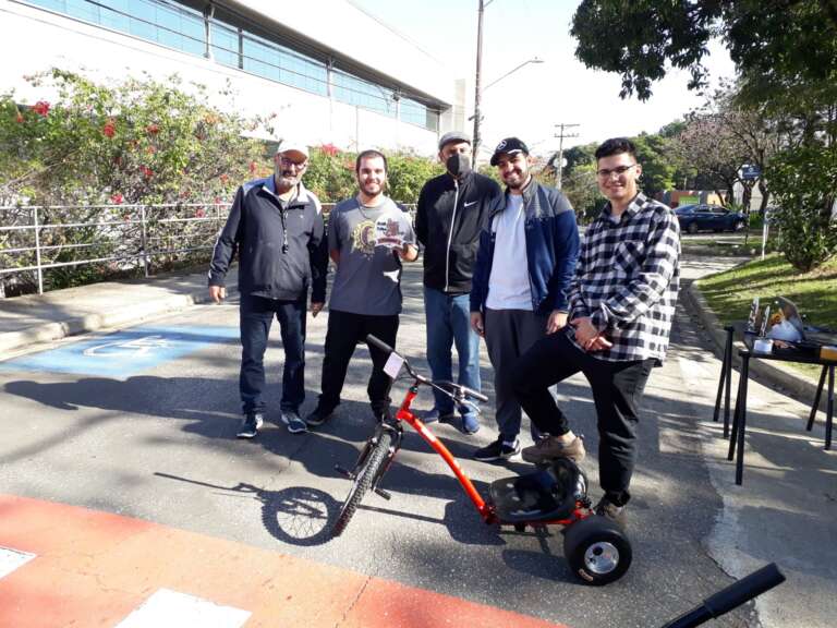 Alunos Facens colocam em prática projeto de UPX com competição de triciclos