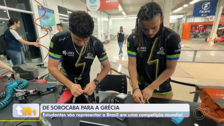 [TV Tem] Estudantes de robótica de Sorocaba representarão o Brasil em competição mundial na Grécia